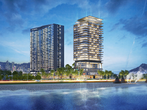 Cửa xoay và cửa trượt tự động NABCO tại FLC SEA TOWER QUY NHƠN