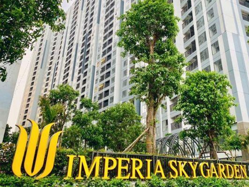 Cửa tự động NABCO tại Imperia Sky Garden Minh Khai Hà Nội