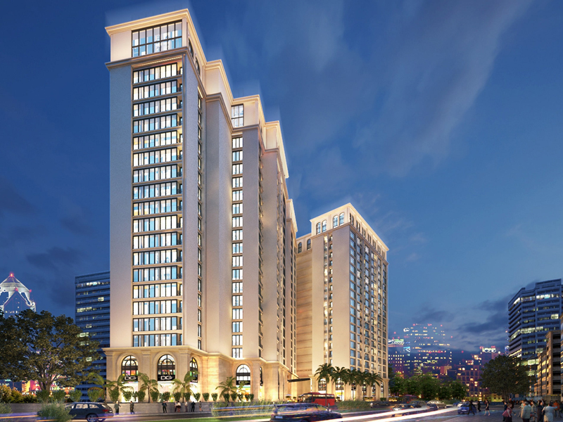 Cửa xoay KBB tại Hanoi Aqua Central
