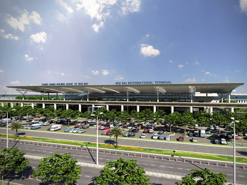 Cửa tự động NABCO Nhật Bản tại Nhà ga T2 Nội Bài