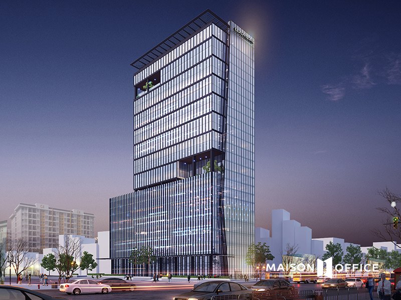 Cửa xoay tại Leadvisors Tower