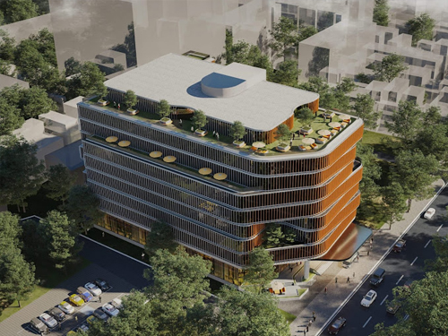 Cửa xoay NABCO tại Tòa nhà Grand Terra 36 Cát Linh