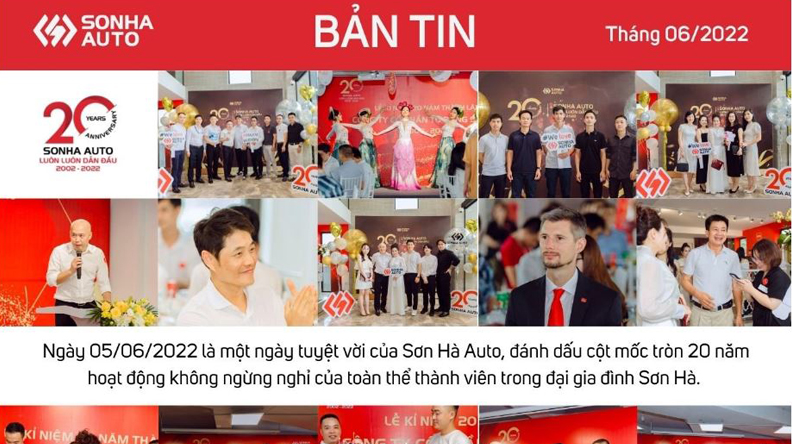 Bản tin Sơn Hà Auto - Tháng 6 gọi tên Sơn Hà Auto