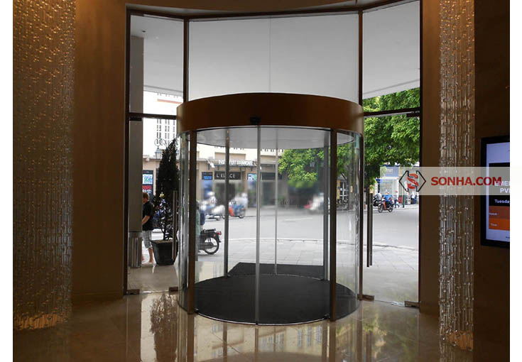 Cửa trượt cong tự động NABCO (Nhật Bản)