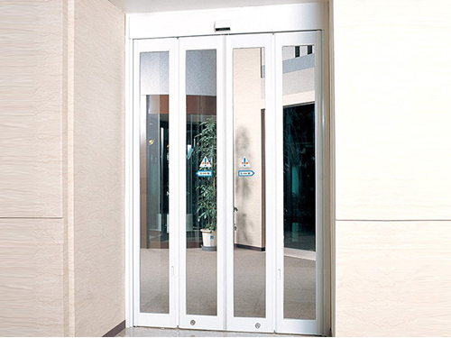 Cửa mở trượt gấp NABCO Mini-fold (Nhật Bản)