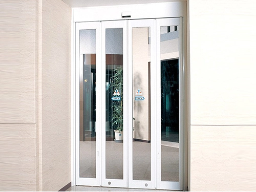 Cửa mở trượt gấp NABCO Mini-fold (Nhật Bản)