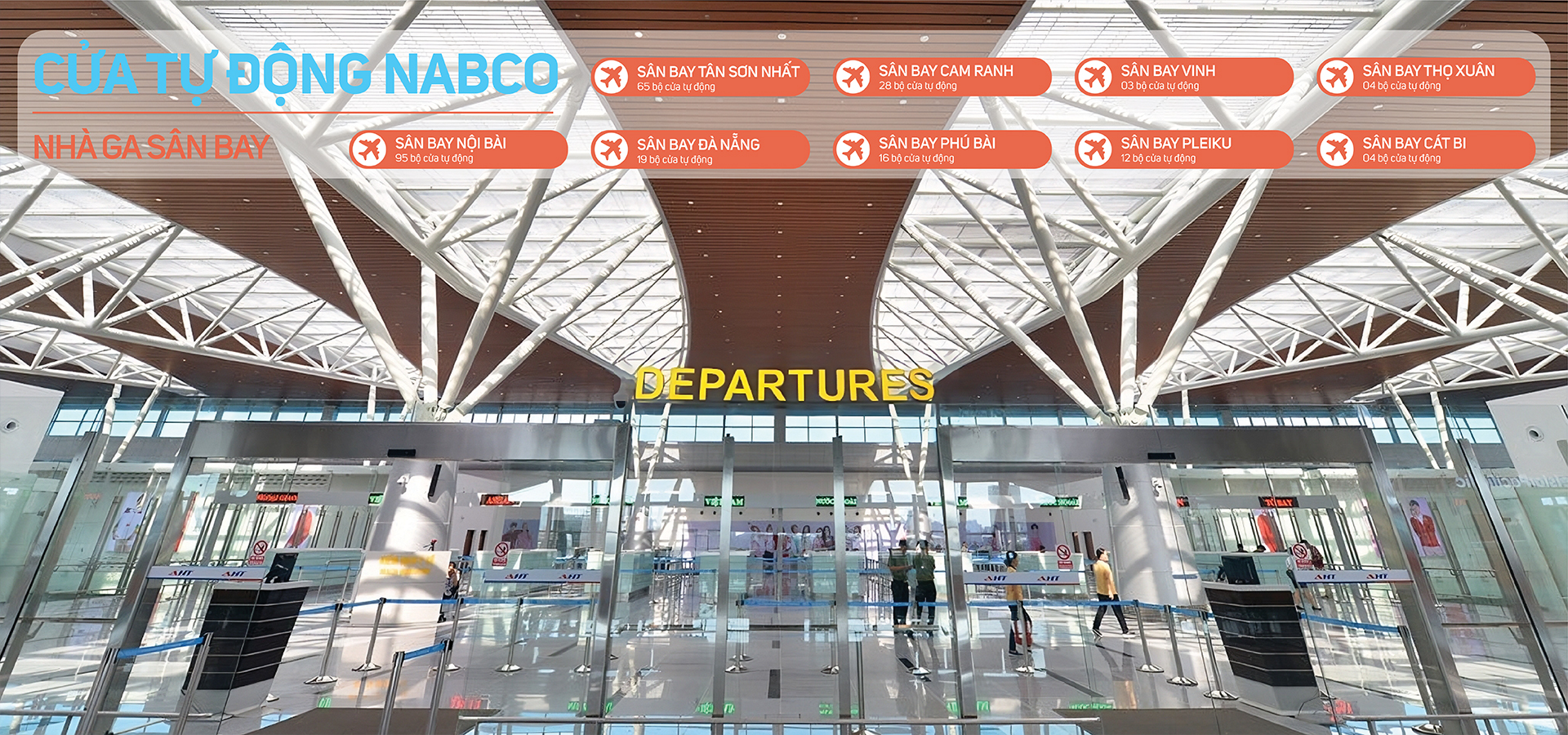 Cửa tự động NABCO đã vượt qua nhiều đối thủ cạnh tranh để được lựa chọn sử dụng trong công trình trọng điểm quốc gia này nhờ các tính năng vượt trội về độ an toàn, thông minh, bền bỉ và thân thiện với môi trường.